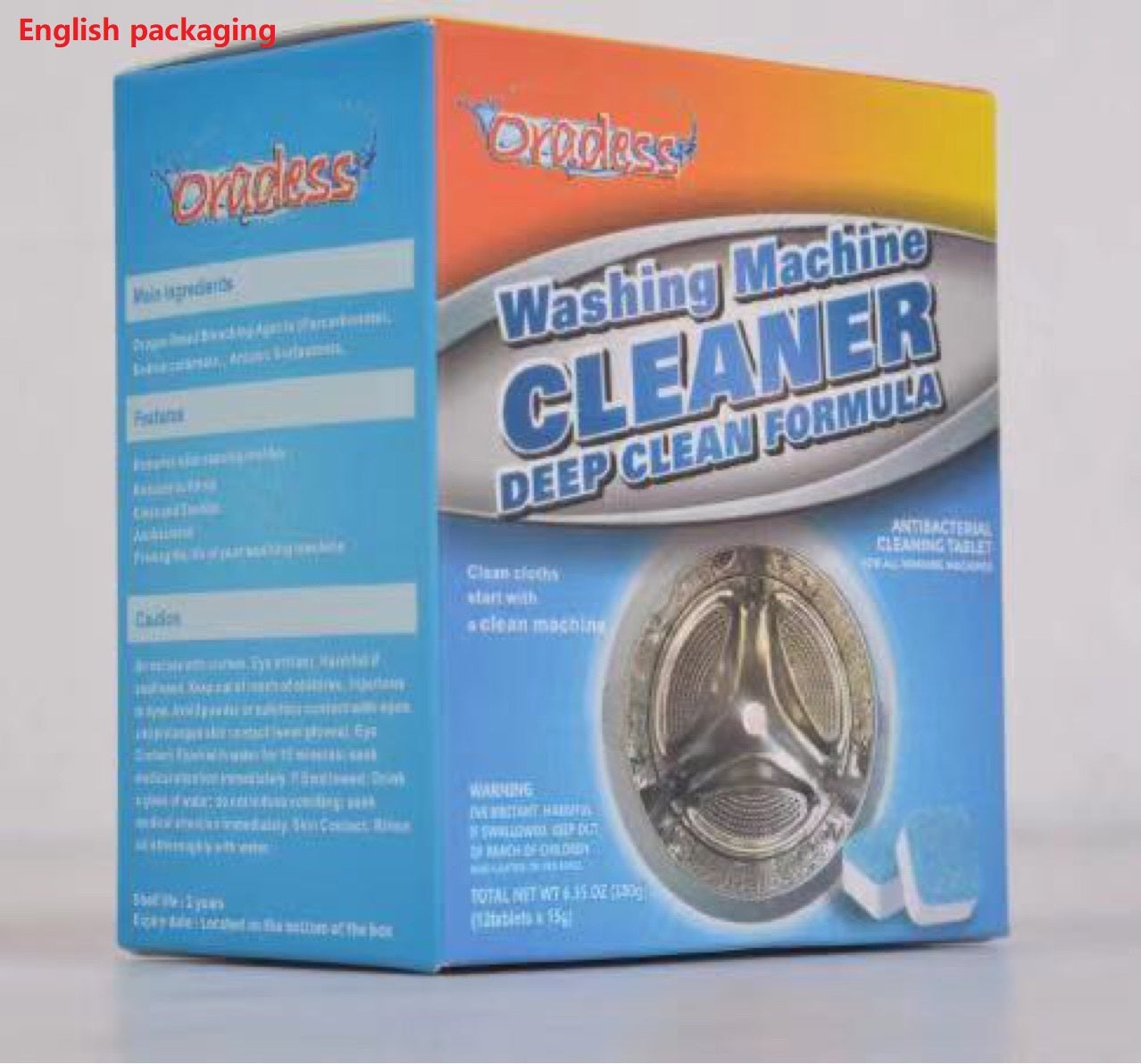 Deep Clean Washing Machine Tub Cleaner Tablets
