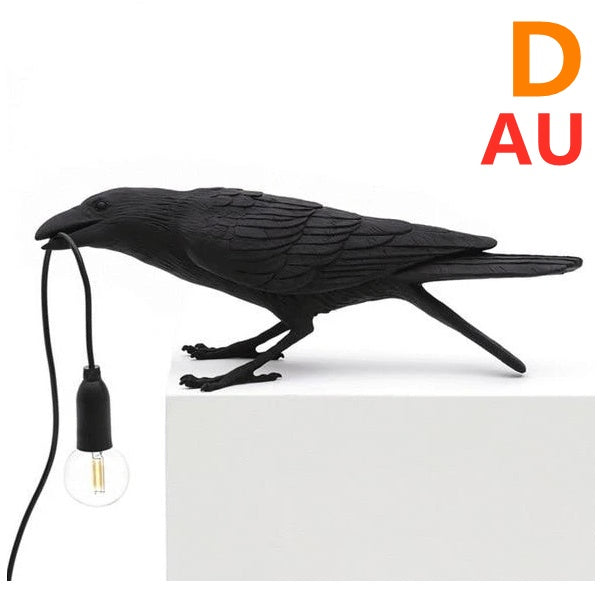 Decorative Bird Wall Lamp with Resin Design (30cm Modern Light)
