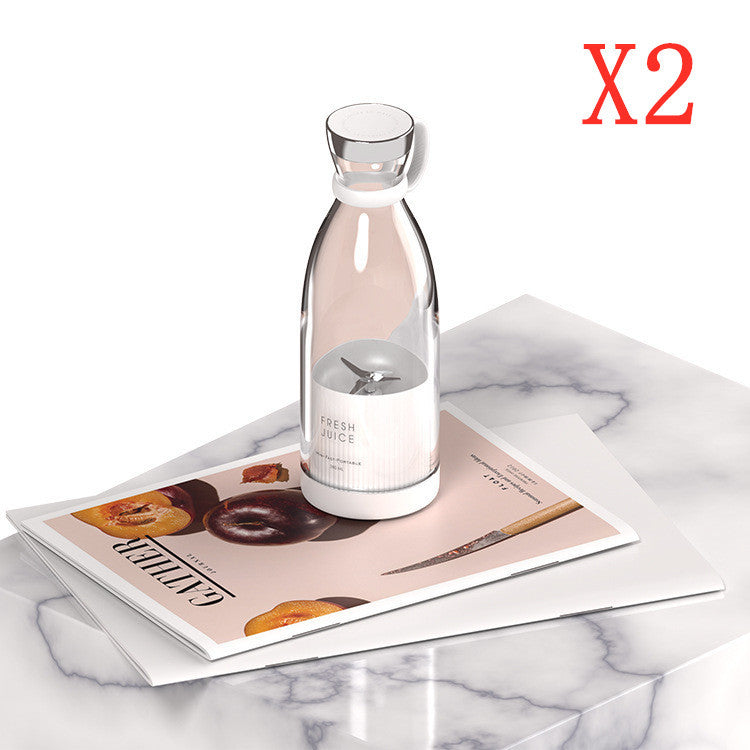 Portable Blender USB Rechargeable 350ML with 4 Stainless Steel Blades