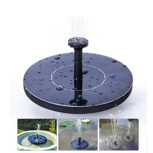 Solar Floating Fountain - Sun-Powered Garden & Birdbath Water Feature