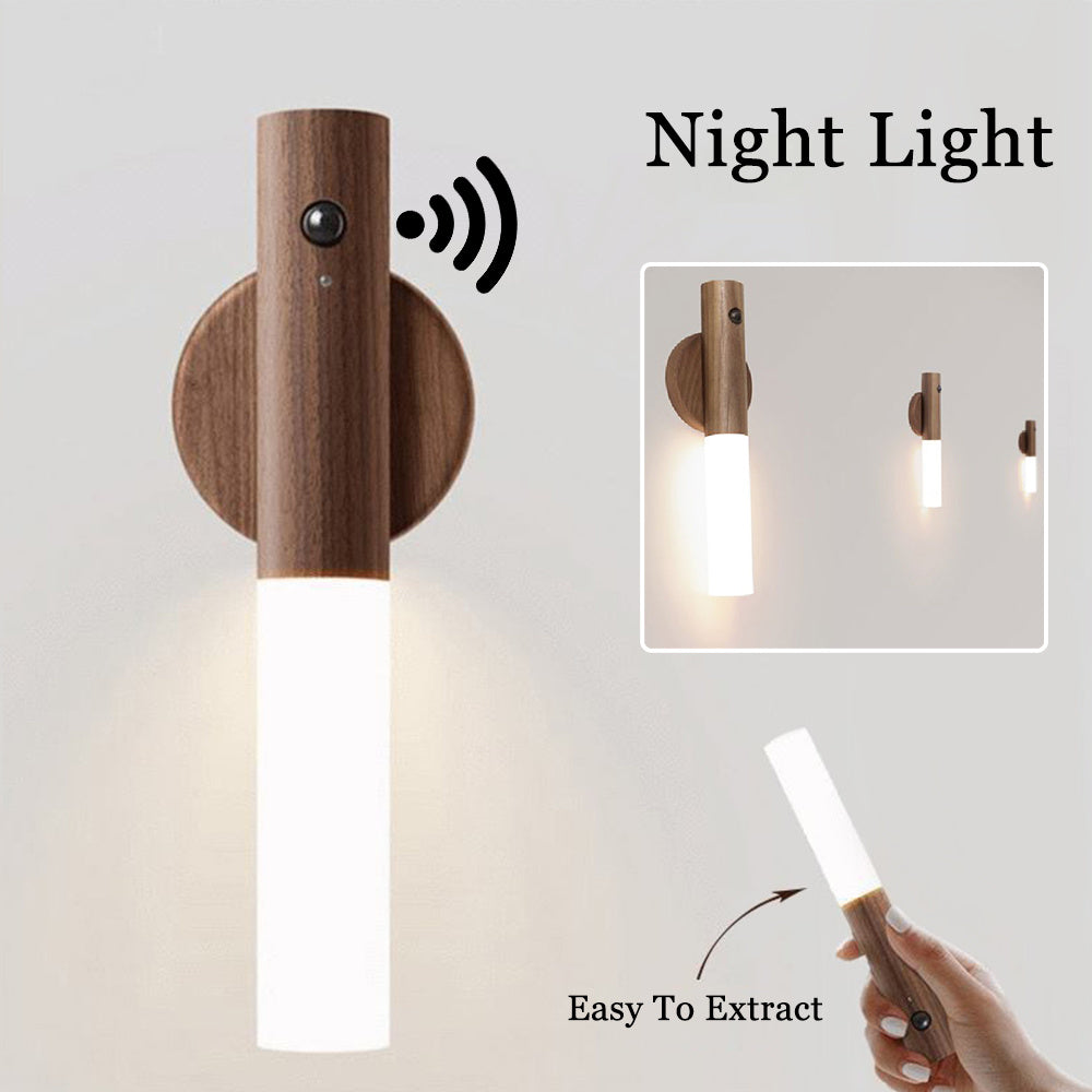 Magnetic LED Motion Sensor Night Light with USB Charging
