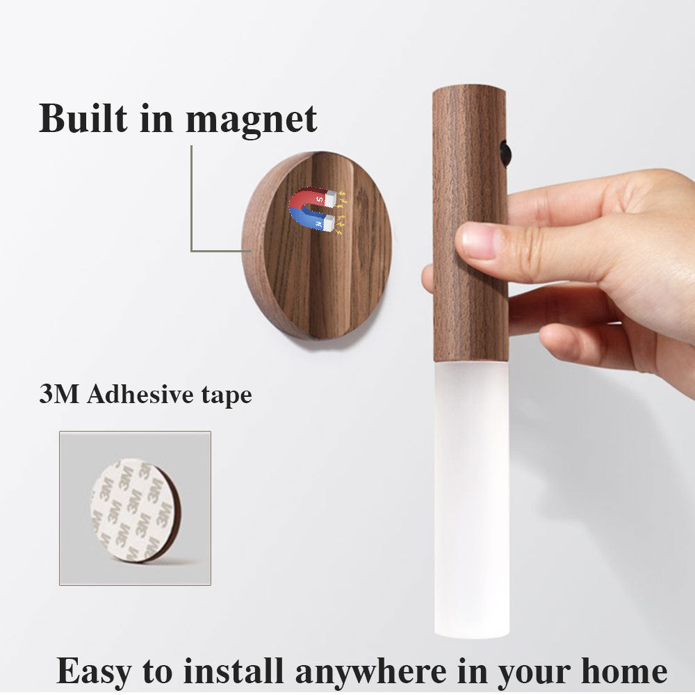 Magnetic LED Motion Sensor Night Light with USB Charging