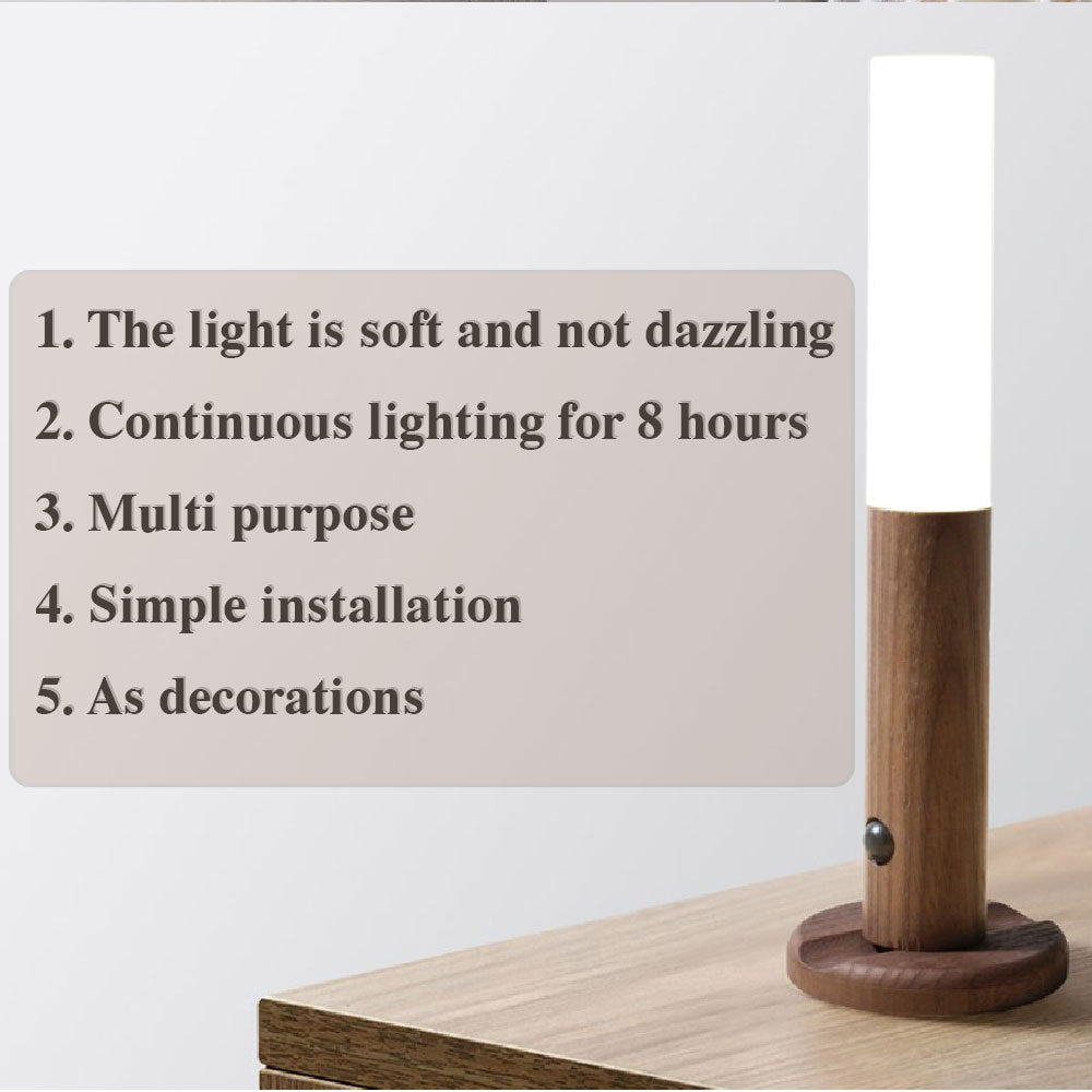 Magnetic LED Motion Sensor Night Light with USB Charging
