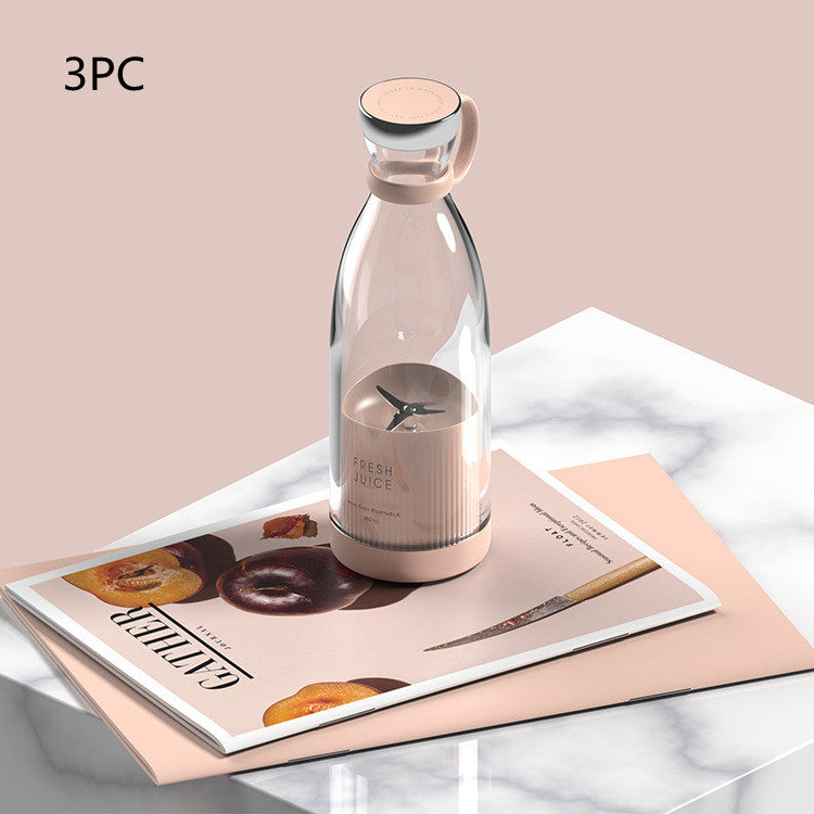 Portable Blender USB Rechargeable 350ML with 4 Stainless Steel Blades