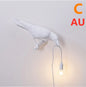 Decorative Bird Wall Lamp with Resin Design (30cm Modern Light)