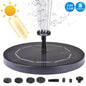Solar Floating Fountain - Sun-Powered Garden & Birdbath Water Feature