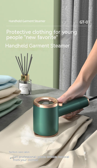 Mini Portable Garment Steamer - Handheld Fabric Iron for Travel