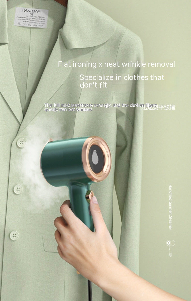 Mini Portable Garment Steamer - Handheld Fabric Iron for Travel