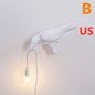 Decorative Bird Wall Lamp with Resin Design (30cm Modern Light)