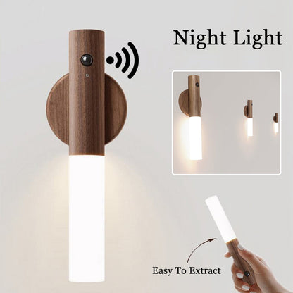Magnetic LED Motion Sensor Night Light with USB Charging