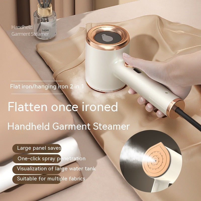 Mini Portable Garment Steamer - Handheld Fabric Iron for Travel