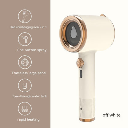 Mini Portable Garment Steamer - Handheld Fabric Iron for Travel