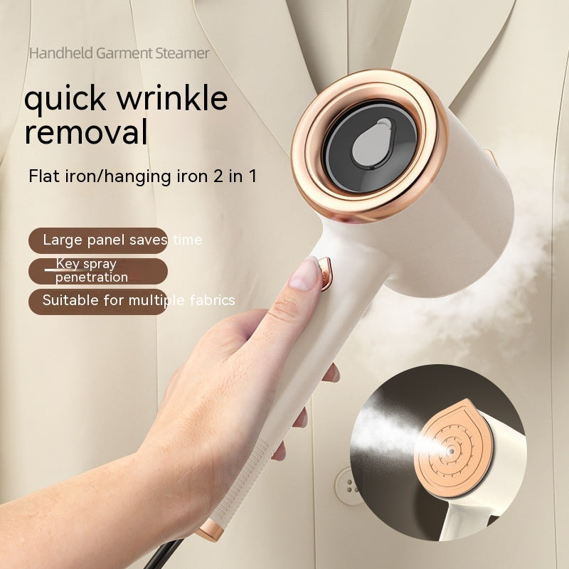Mini Portable Garment Steamer - Handheld Fabric Iron for Travel